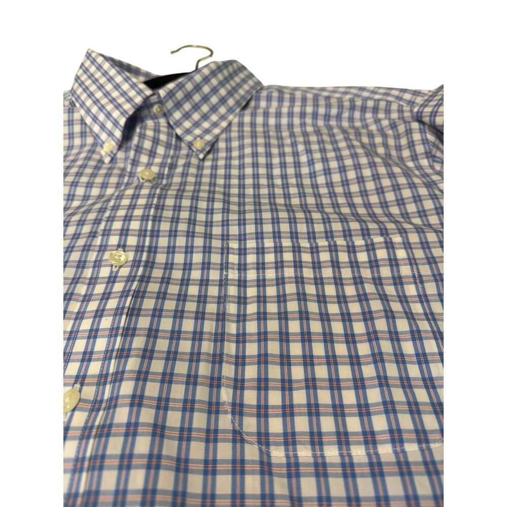 Brooks Brothers Original Polo Shirt 17x32-33 Oxford Button Down Long Sleeve